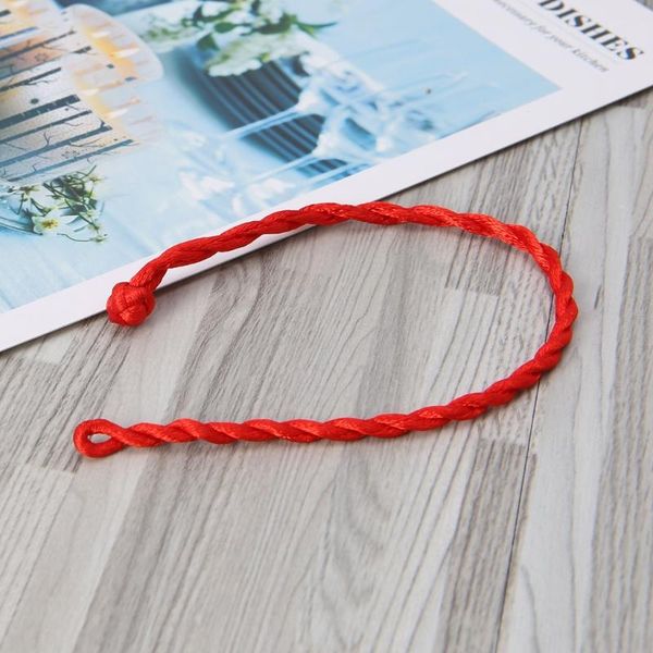 

charm bracelets 100pcs red string kabbalah ethnic rope lanyard accessory jewelry, Golden;silver