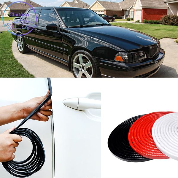 

10m car seal strip rubber trim for volvo series v60 v90 xc40 xc60 s40 sound insulation inner steel pvc anti-collision protector