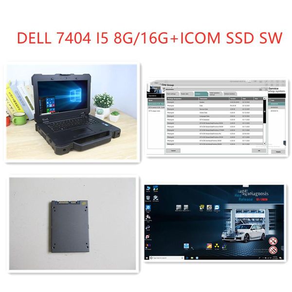 

code readers & scan tools 2021 used rugged extreme lapdell e7404 4300 8g/16g with icom 512g 12 ssd for auto diagnsotic toolbmw a2 nex