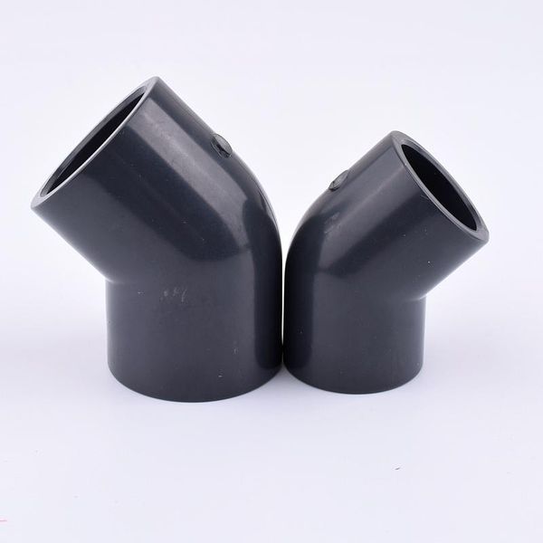 

watering equipments 2~10pcs 20-63mm hi-quality pvc pipe 45Â° equal elbow female thread connector garden irrigation industry aquarium adapte