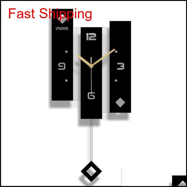 

new wall clock quartz nordic clock with pendulum large size wall watch modern design for home decoration big duvar saati decor wjery wbydj