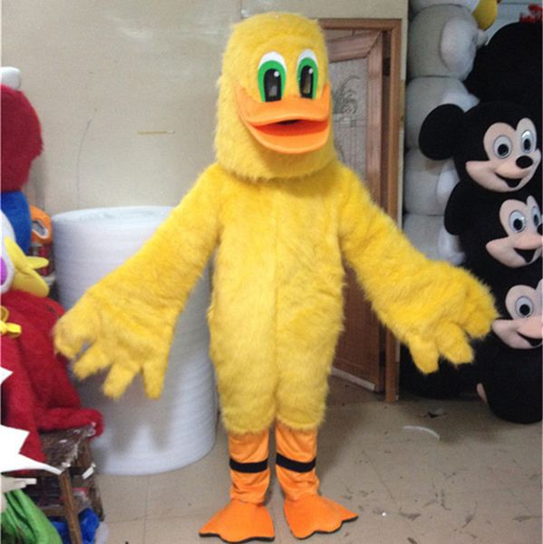 

mascot costumes duck duckling mascot costume cartoon character outfit suit play costume christmas halloween fancy dress, Black;red