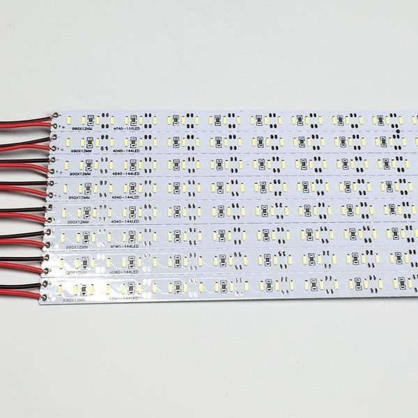 

100pcs/lot super brightness smd 4014 led rigid bar 144leds/m led hard strip dc 12v 4014 tube hard strip