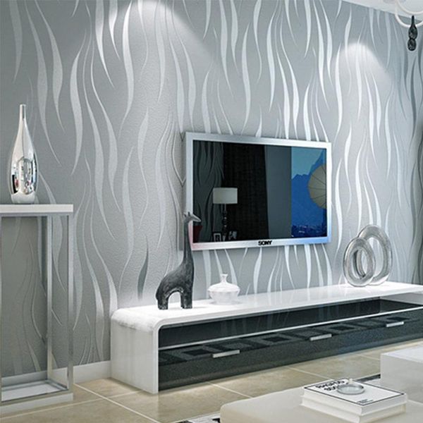 

wallpapers modern luxury geometry wallpaper 3d embossing silver gold stamping living room bedroom background loft wall decor