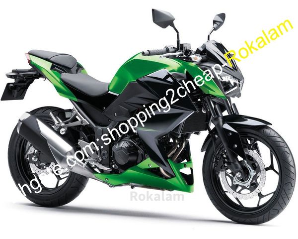 

for kawasaki cowlingz250 2015 2016 z 250 z300 15 16 z 300 fashion green black motorcycle fairing set (injection molding)