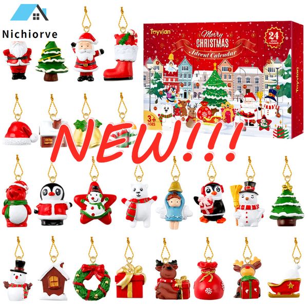 

new advent calendar with 24 hanging ornaments colorful christmas advent calendar xmas tree hanging ornaments christmas gifts xx55