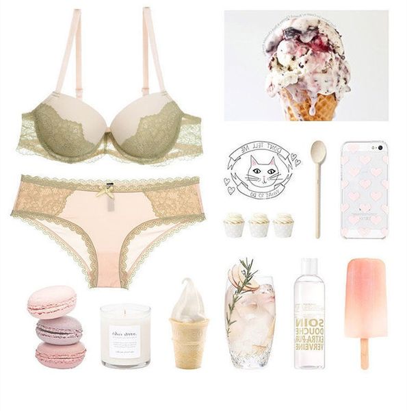 

vs-q021 underwear and bra set with simple comfortable 2-breasted buttons, Red;black