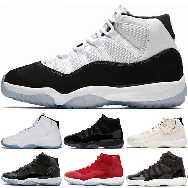

2022 classic original 11s basketball shoes men 11 25th anniversary gamma blue bred high concord 23 45 prom night platinum tint space jam gym