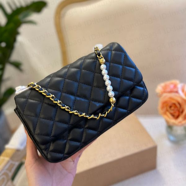 

5a+ shoulder designers bags 2021 women crossbody handbag luxurious chain handbags mini lambs leather purse totes wallets with box men printe