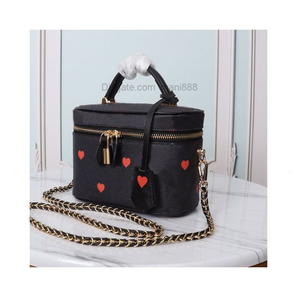 

women handbags genuine crossbody shoulder bag chain leather patchwork strap makeup bags tolitery cosmetic case