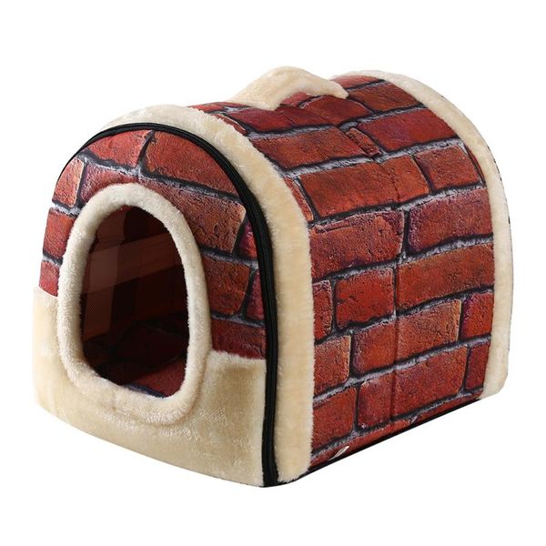 

kennels & pens removable washable pet dog house cat mat litter cute small medium sized gave bed lazy animal