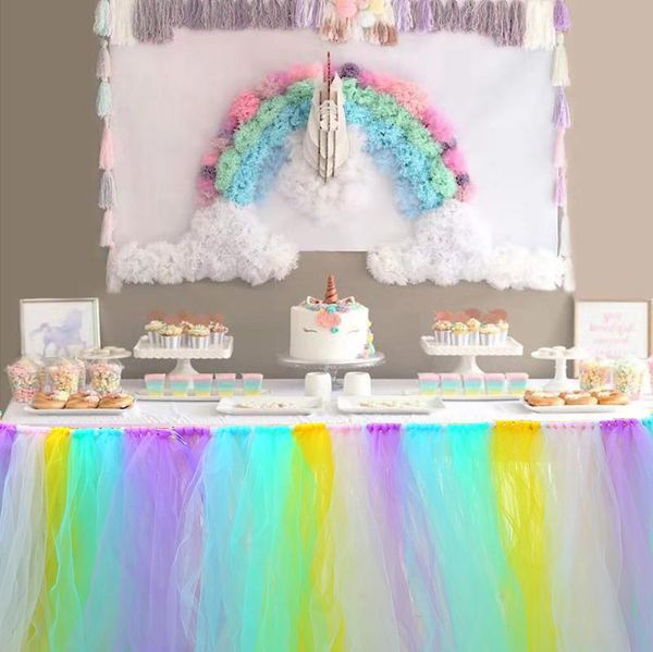 

skirts for tables table skirt tulle table skirt for wedding decoration baby shower birthday banquet party wedding skirting