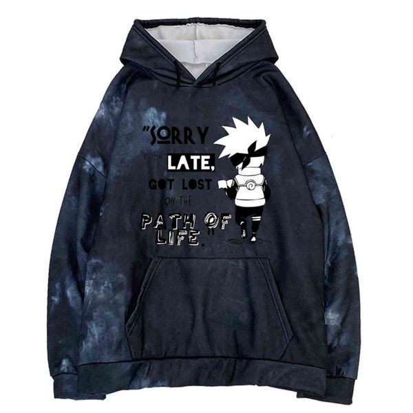 Lustige Mein Held Akademie Hoodies Sweatshirt Midoriya Shoto Bakugou Anime Manga Black Hoodies Tops Kleidung Y211122