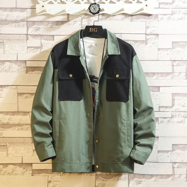 

2021 new bomber corduroy men's streetwear windbreaker casual autumn spring baseball jackets coats v9yz, Black;brown