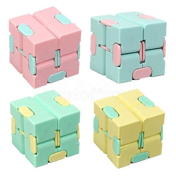 

1pc infinity puzzle cube mini toy finger edc anxiety stress relief cube blocks children kids funny toys gift toys for children fy2486