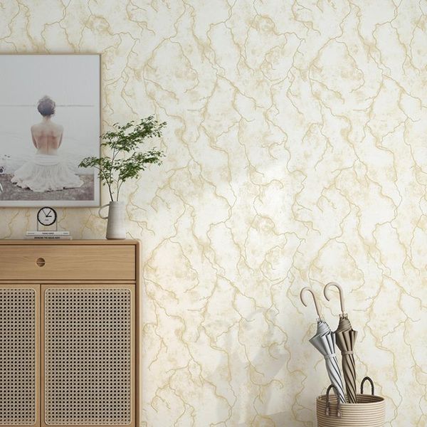 

wallpapers modern solid color khaki beige wall papers waterproof pvc imitate marble wallpaper for living room bedroom walls papel de parez