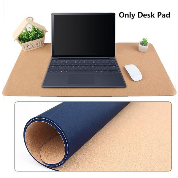 

refills large pvc leather desk pad bedroom study writing anti dust gaming mouse home office school waterproof computer for keyboard, Black;red