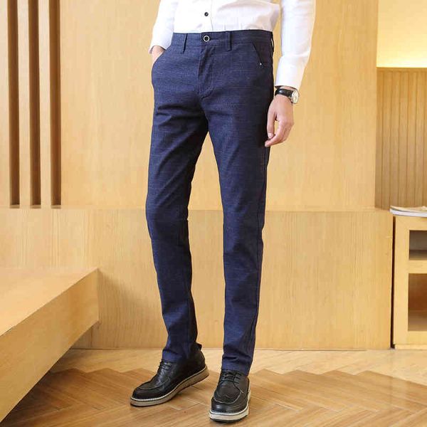

men's pants spring casual summer long classic male business straight working fashionable jogger strain b0ym, Black