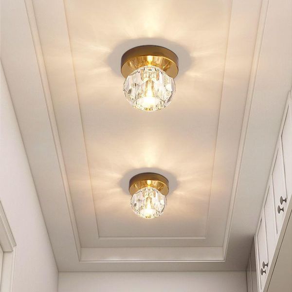 

ceiling lamp led corridor lamp entrance aisle balcony crystal ceiling