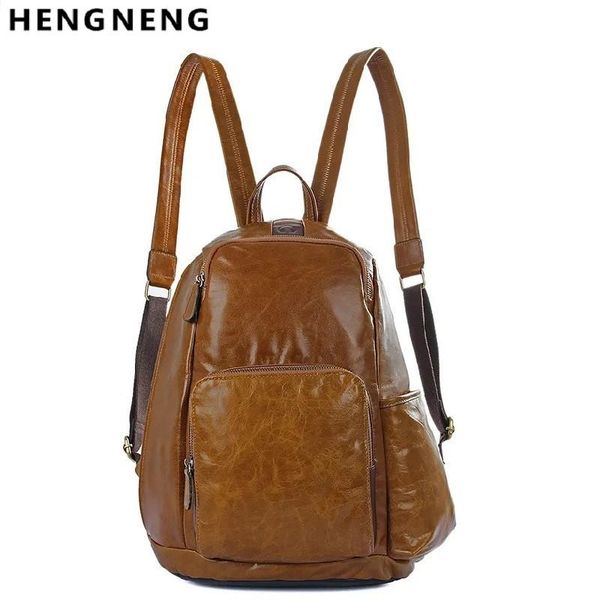 

men backpack male travel backpack mochilas school mens leather business bag large lapshopping travel bag