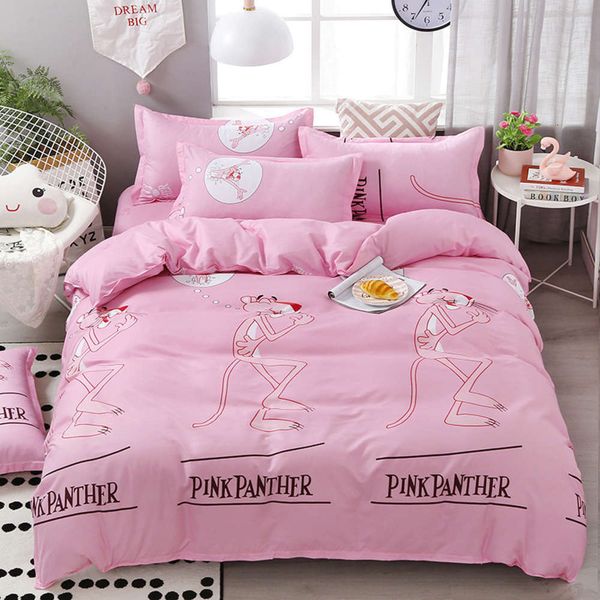 

matted 4-piece bed sheet quilt cover double single dormitory 3-piece gift group purchase aloe cotton set