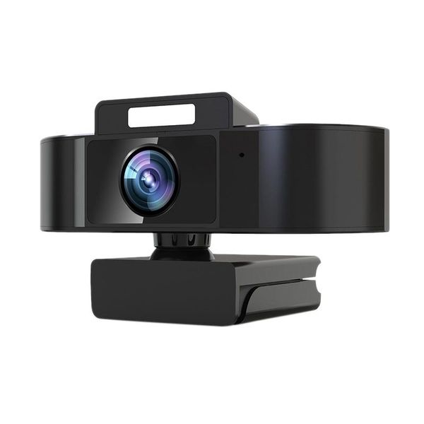 

webcams 4k hd usb dual microphone real-time webcam computer camera with beauty fill light for pc plug and play