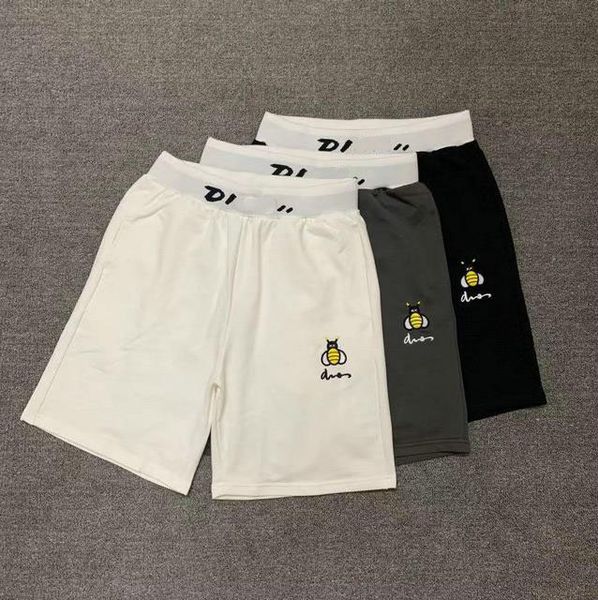 

2021 summer man short men's jogging beach shorts relaxed pants embroidery designer outdoor leisure sports women's swimming size m-, White;black