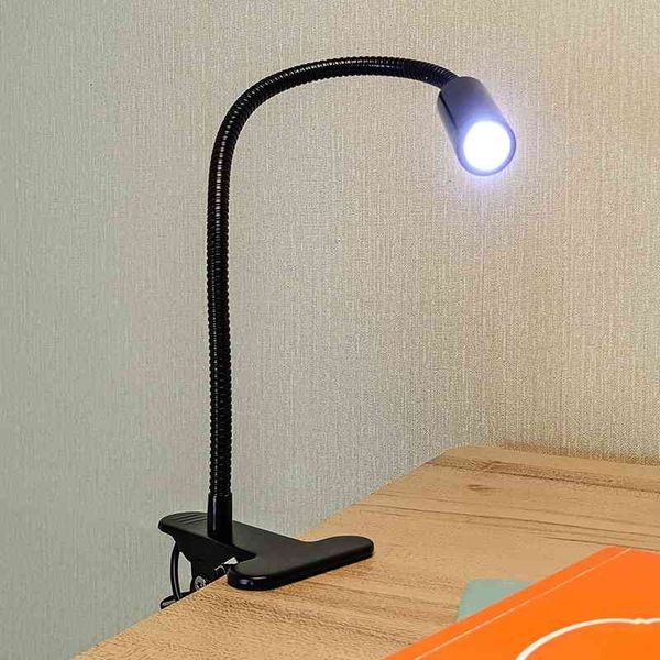 

led dormitory bed bedside night reading clip eye protection usb spotlight small table lamp