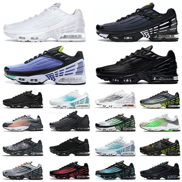 

tn plus 3 iii tuned 2 mens womens running shoes designer obsidian wolf grey navy blue golden graphic prints ghost green sports sneakers trai