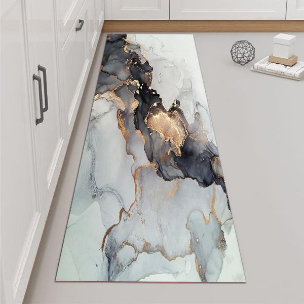 

carpets modern nordic kitchen rugs mats non slip 3d print gold black colorful abstract for bedroom bedside area rug custom home door mat