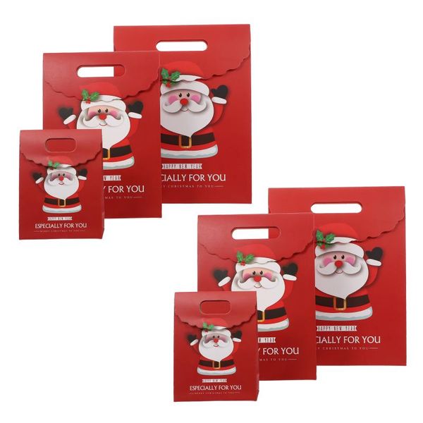 

gift wrap 6pcs multipurpose xmas paper bag adorable christmas handheld