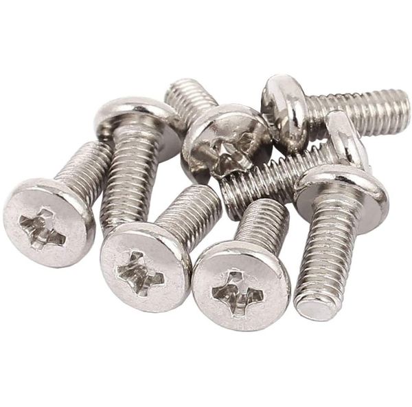 

60 pcs stainless steel vesa tv lcd monitor mounting phillips head screws m4 x 10mm