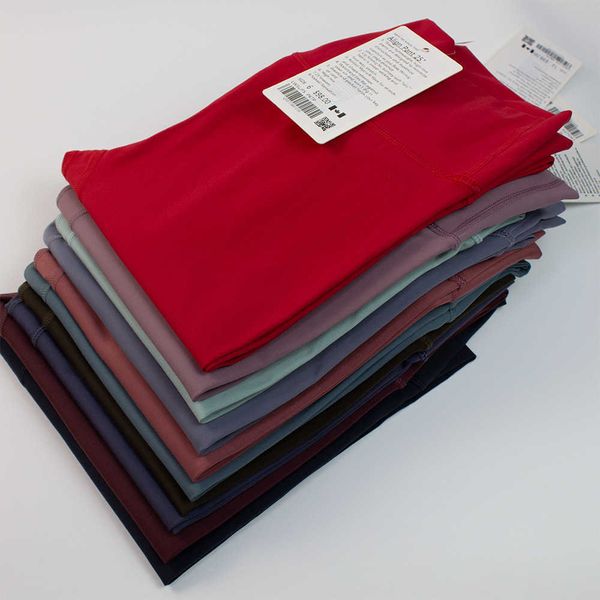 

yoga s align women's sports waist double side brushed high elastic nude yoga suit, Gray