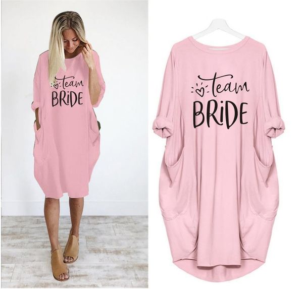 

2021 fashion t-shirt team bride couple camiseta rosa feminina bride squad weed plus size graphic tee women off the shoulder, White