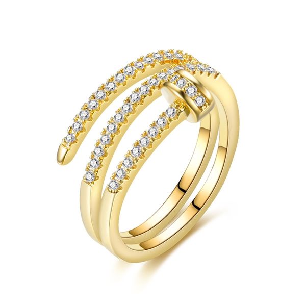 

music symbol copper women's ring wind plated genuine gold jewelry, Black