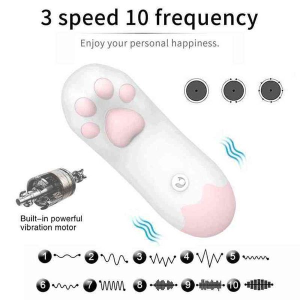 Nxy Eggs Cat Claw Vibrators G-Punkt-Massage Oral Lecken für Frauen Klitoris Stimulator Weibliche Masturbation Erwachsene Sexspielzeuge Springen 1218