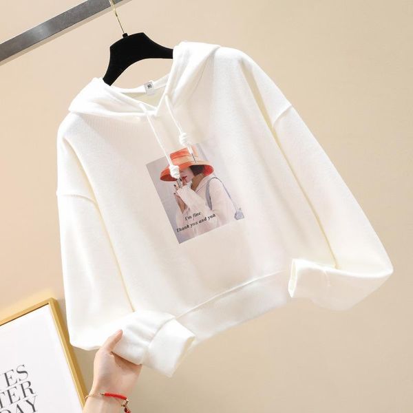 

women's hoodies & sweatshirts sweatshirt long sleeve women drawstring hooded pullover hoodie black