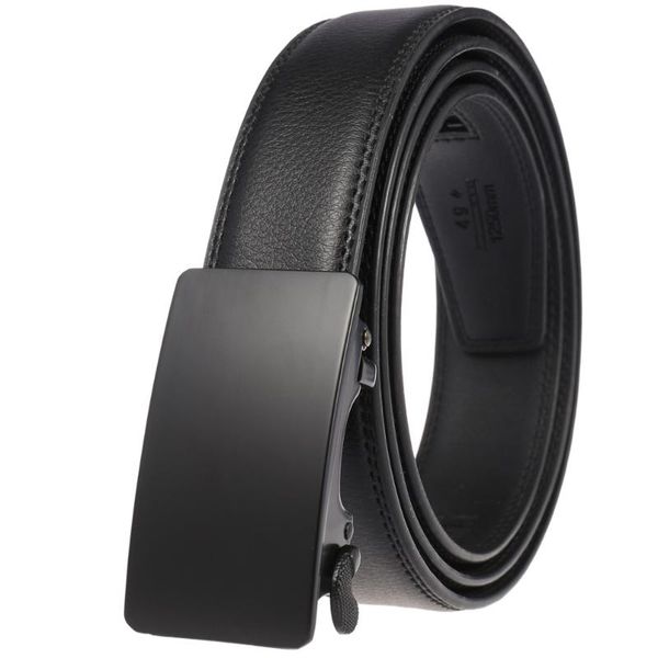 

belts genuine leather mens automatic buckle fashion for men business male brand 3.1cm ly232-222768-1, Black;brown