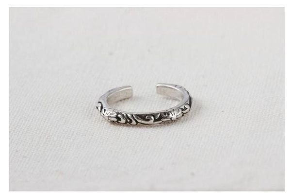 

cluster rings s925 silver retro ring cross pattern couple thai jewelry female opening adjustable alibaba express, Golden;silver