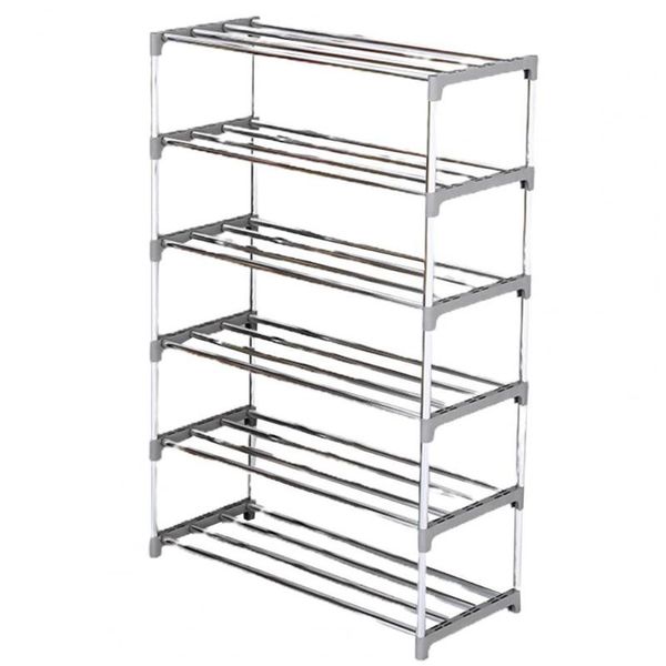 

hooks & rails 6pc transparent shoe box storage boxes thickened dustproof shoes organizer can be superimposed combination cabinet