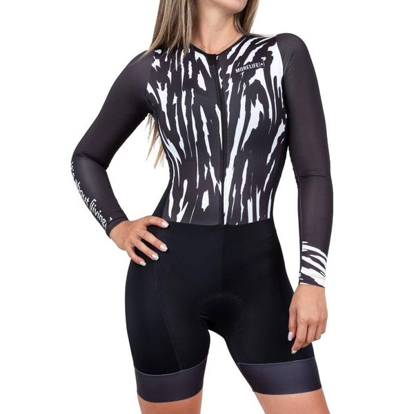 

racing sets women's cycling jumpsuit breathable long sleeve bicycle jersey professional team triathlon outfit skinsuit 9d gel pad, Black;blue