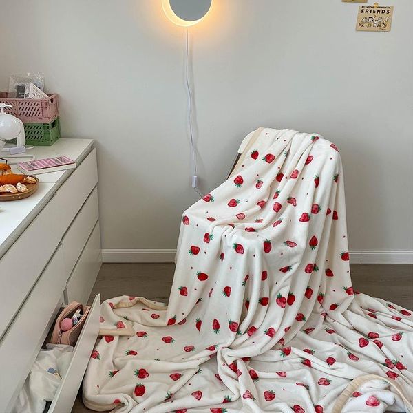 

blankets romantic imitation cashmere blanket air conditioning children lunch break sofa double