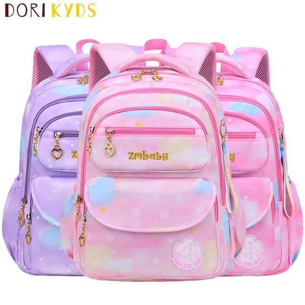 

backpack dorikyds for elementary school girl waterproof oxford cloth pink sac enfant bags kids girls cute bow