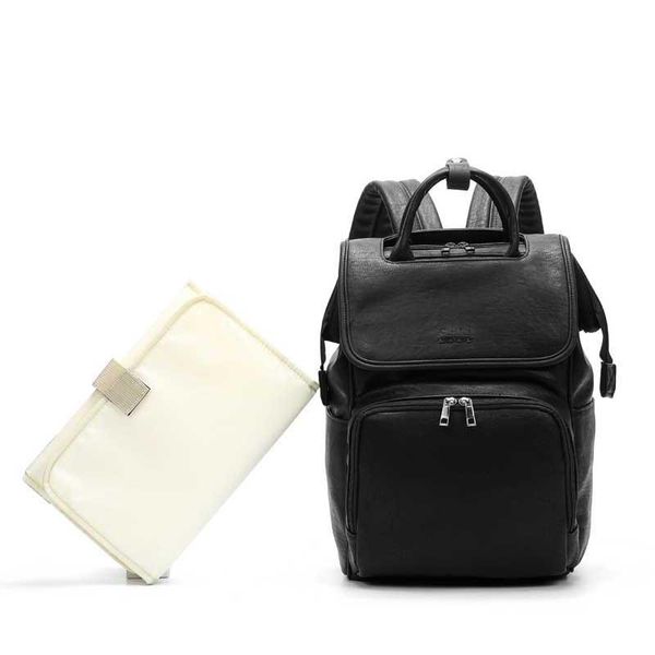 

diaper bags pu leather stroller storage bag nursing for baby care mummy maternity nappy backpack with changing pad