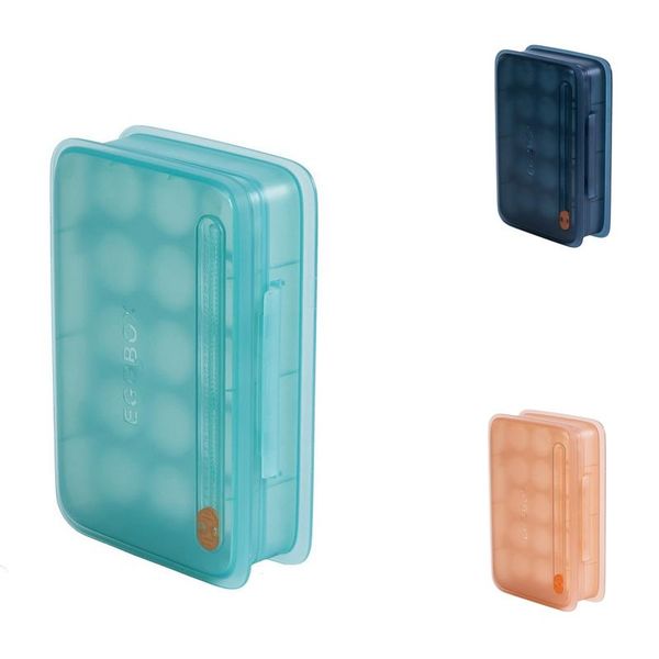 

storage bottles & jars egg container case refrigerator eggs box kitchen tool portable tray holder organizer