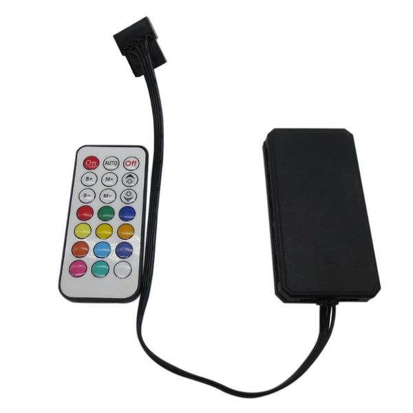 

home pc computer case accessories practical led with remote control rgb portable fan controller set power supply cooling office