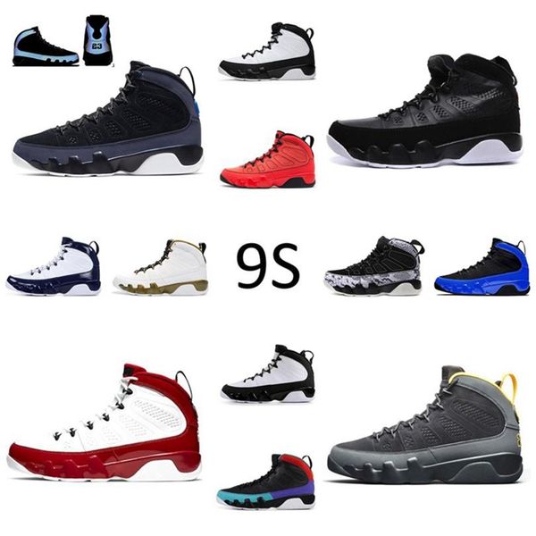 

high jumpman boots mens basketball shoes 9s unc blue red blue sports trainers sneakers dhj9-h12, Black