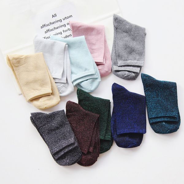 

pattkin summer fashion bright silk stocking' plain pearlcent sier socks, Red;black