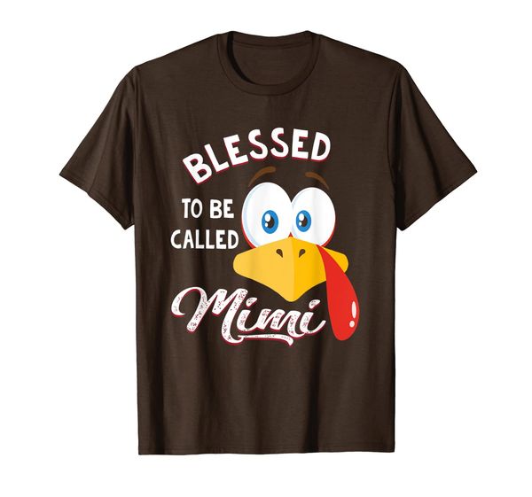 

Blessed To Be Called Mimi Turkey Thanksgiving Family Gift T-Shirt, Mainly pictures