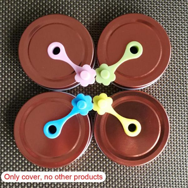 

storage bottles & jars 10pcs/set 70mm coffee tea juice canning lids kitchen solid caps rustproof home leak proof for mason jar